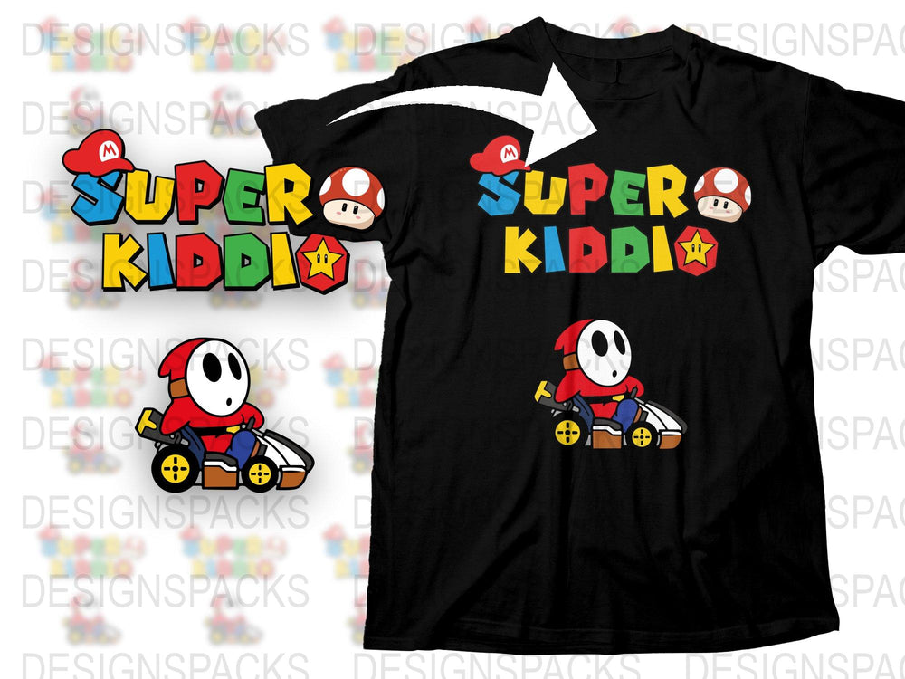 Kids Superhero Cartoon T-Shirt, Fun Character Graphic Tee, Boys Girls Casual Shirt, Colorful Top for Children
