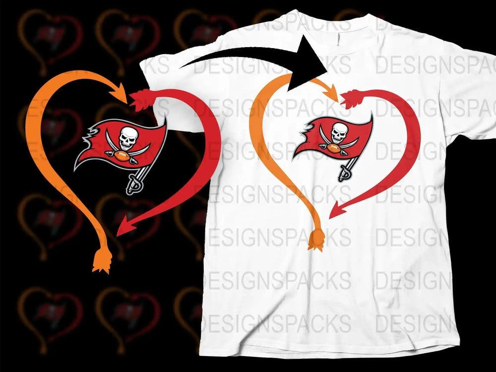 Pirate Heart Graphic T-Shirt, Skull and Crossbones Love Tee, Unique Valentine's Day Gift, Unisex Cotton Shirt