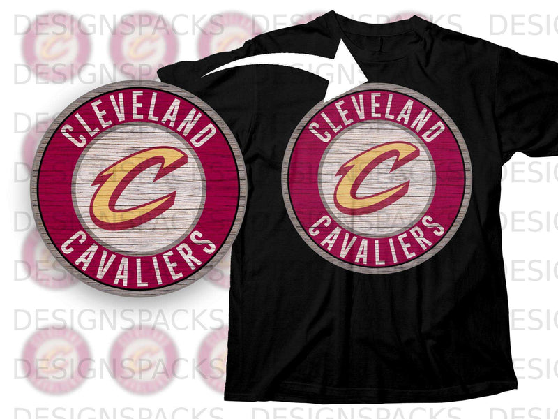 Cleveland Cavaliers Vintage Style Logo T-Shirt