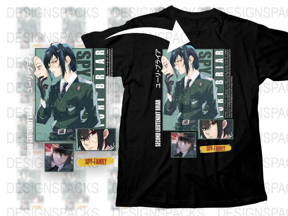 Spy x Family Anime T-Shirt, Loid Forger Graphic Tee, Unisex Manga Shirt, Casual Cosplay Apparel, Fan Gift Idea
