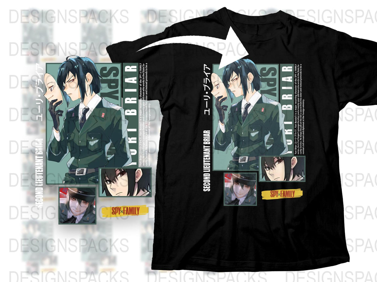 Spy x Family Anime T-Shirt, Loid Forger Graphic Tee, Unisex Manga Shirt, Casual Cosplay Apparel, Fan Gift Idea