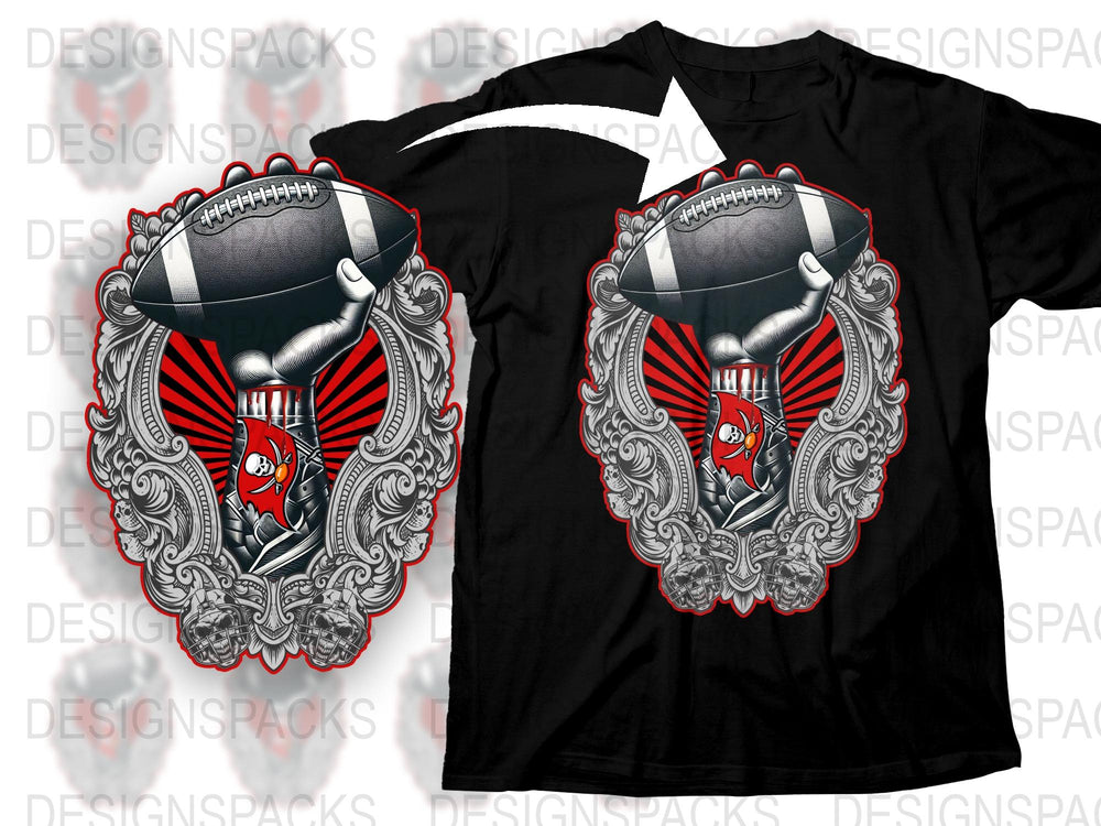 Men's Black Football T-Shirt, Vintage Helmet Design, Sports Fan Apparel, Casual Athletic Tee