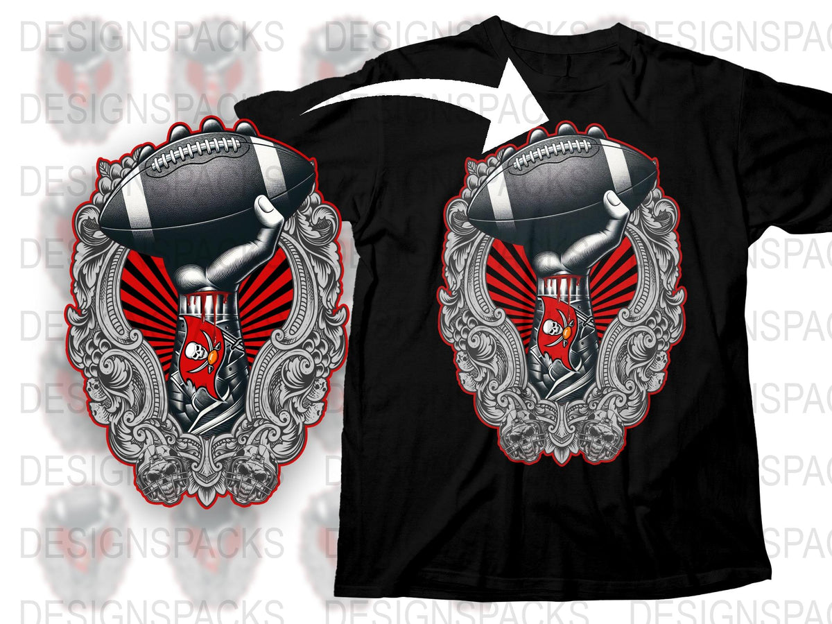 Men's Black Football T-Shirt, Vintage Helmet Design, Sports Fan Apparel, Casual Athletic Tee