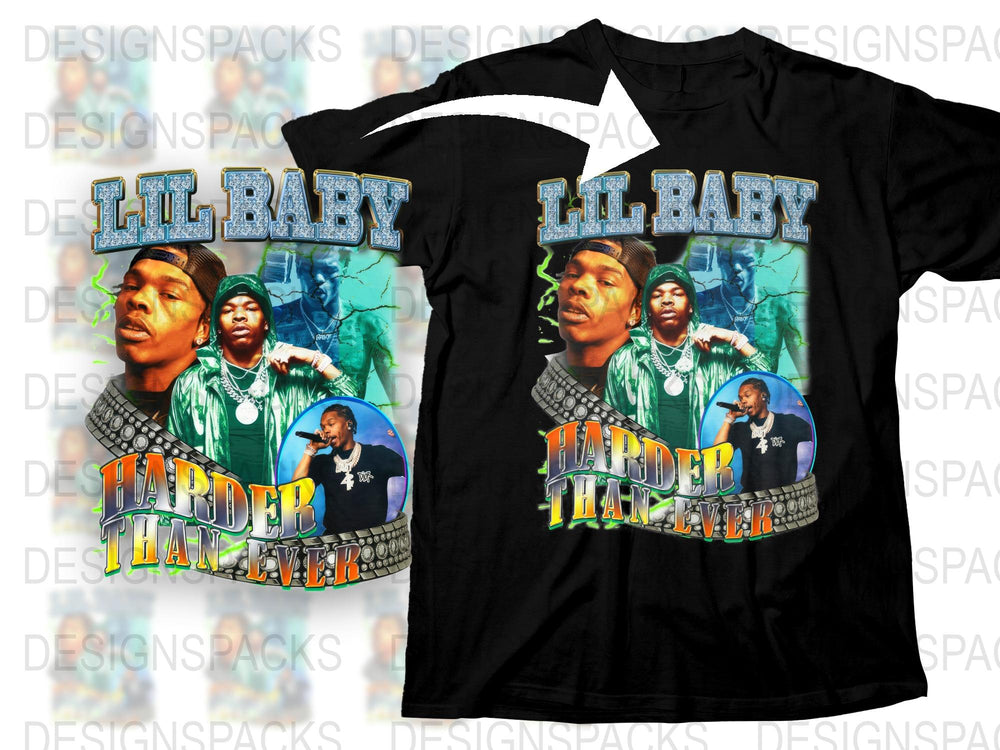 Hip Hop Artist Graphic T-Shirt, Urban Music Rap Tee, High Quality Unisex Cotton Shirt, Trendy Music Fan Apparel