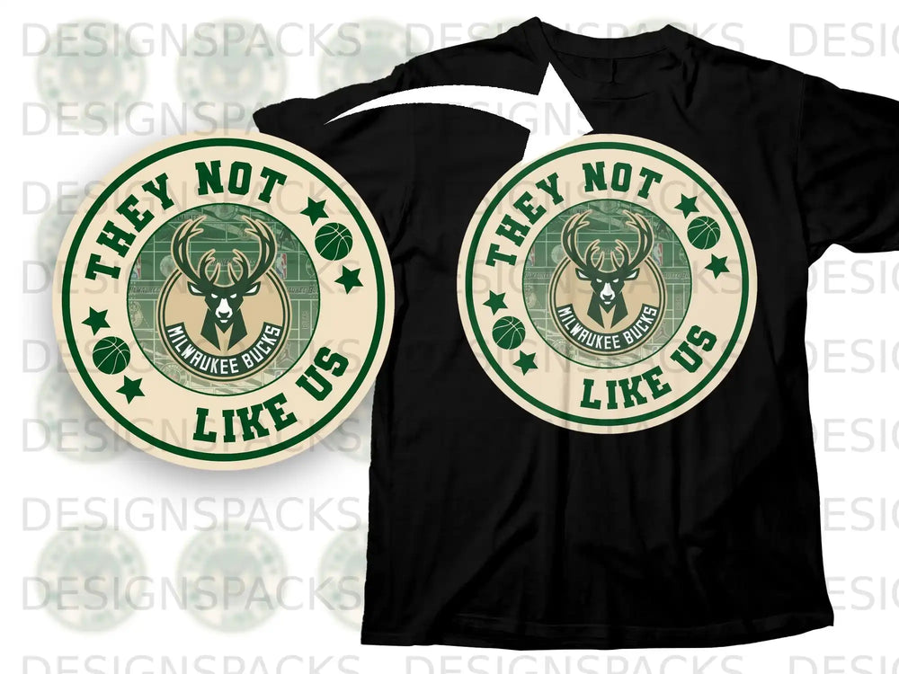 Milwaukee Bucks They Not Like Us Basketball T-Shirt