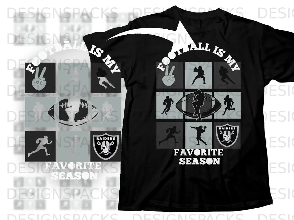 FOOTBALL IS MY FAVORITE SEASON RAIDERS product type