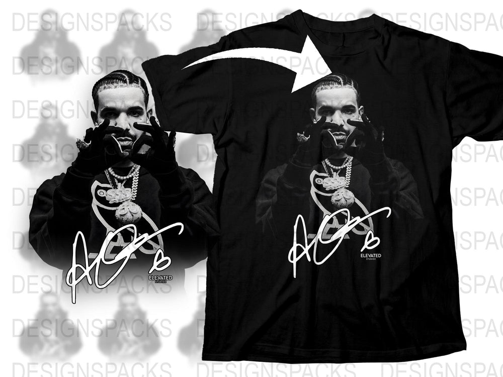 Hip Hop Artist Graphic T-Shirt, Urban Street Style Black Tee, Men's Fashion Top, Concert Merchandise, Music Fan Apparel