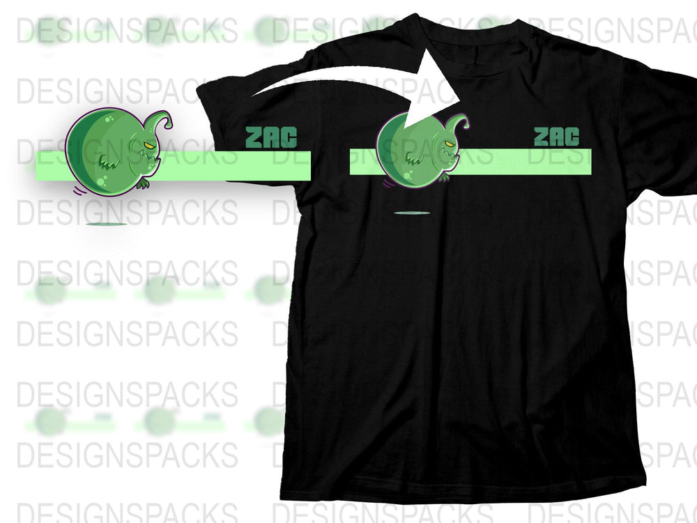 Black T-Shirt with Green Alien Graphic, Unisex Casual Cotton Tee, Sci-Fi Inspired Apparel
