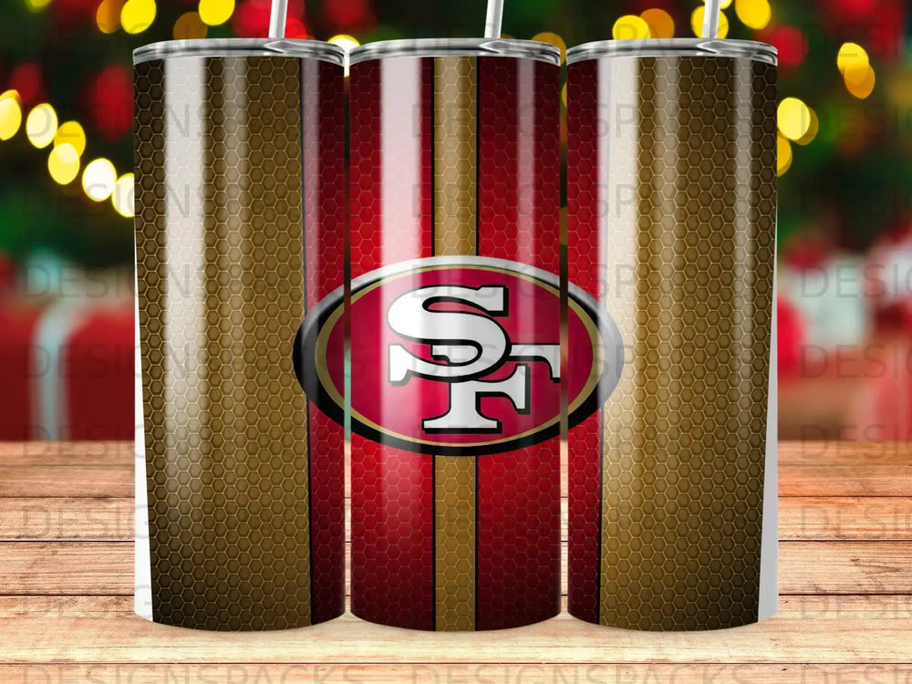 49ers Hexagon Stripe Tumbler product type