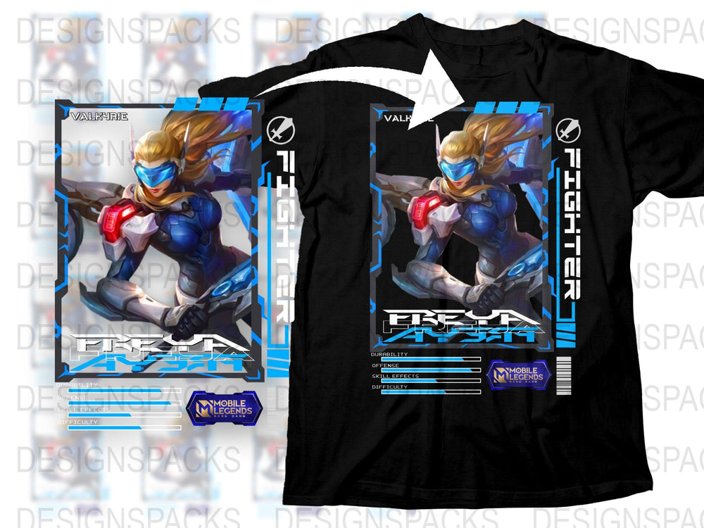 Mobile Legends Hero Themed T-Shirt, Cool Gamer Graphic Tee, Unisex Cotton Shirt, Gift for Gamers