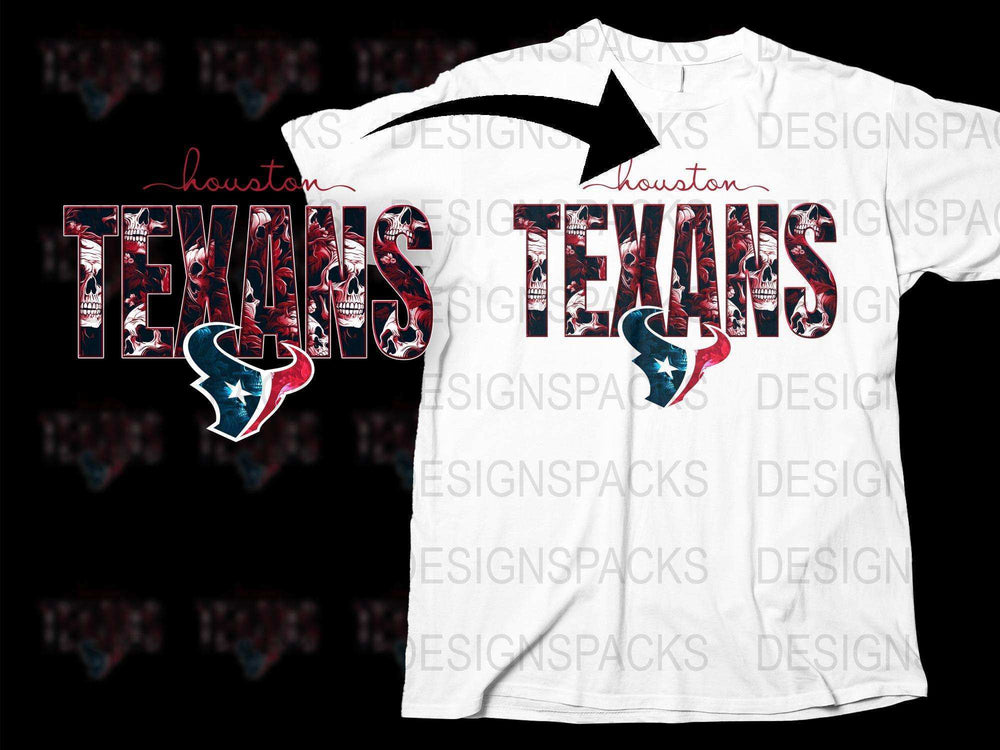 Houston Texans T-Shirt, NFL Team Graphic Tee, Sports Fan Apparel, Texas Football Shirt