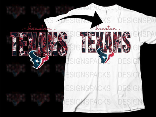 Houston Texans T-Shirt, NFL Team Graphic Tee, Sports Fan Apparel, Texas Football Shirt