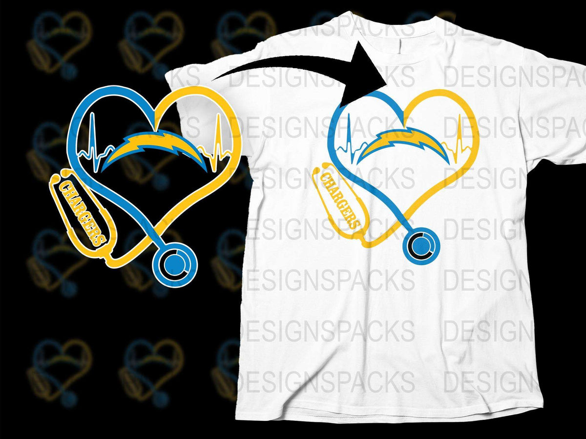 Colorful Heartbeat Stethoscope T-Shirt, Nurse Appreciation Graphic Tee, Medical Profession Casual Wear
