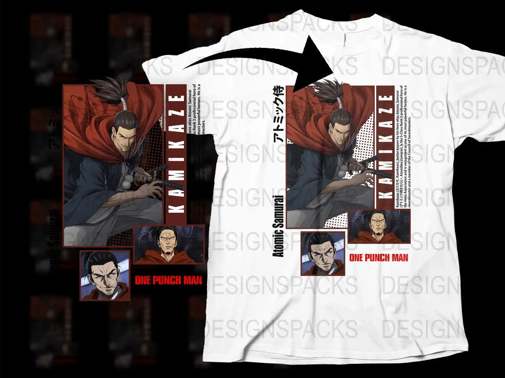 Anime Inspired T-Shirt, One Punch Man Saitama Graphic Tee, Manga Design, Men's Fashion, Casual Streetwear, Unique Gift Idea