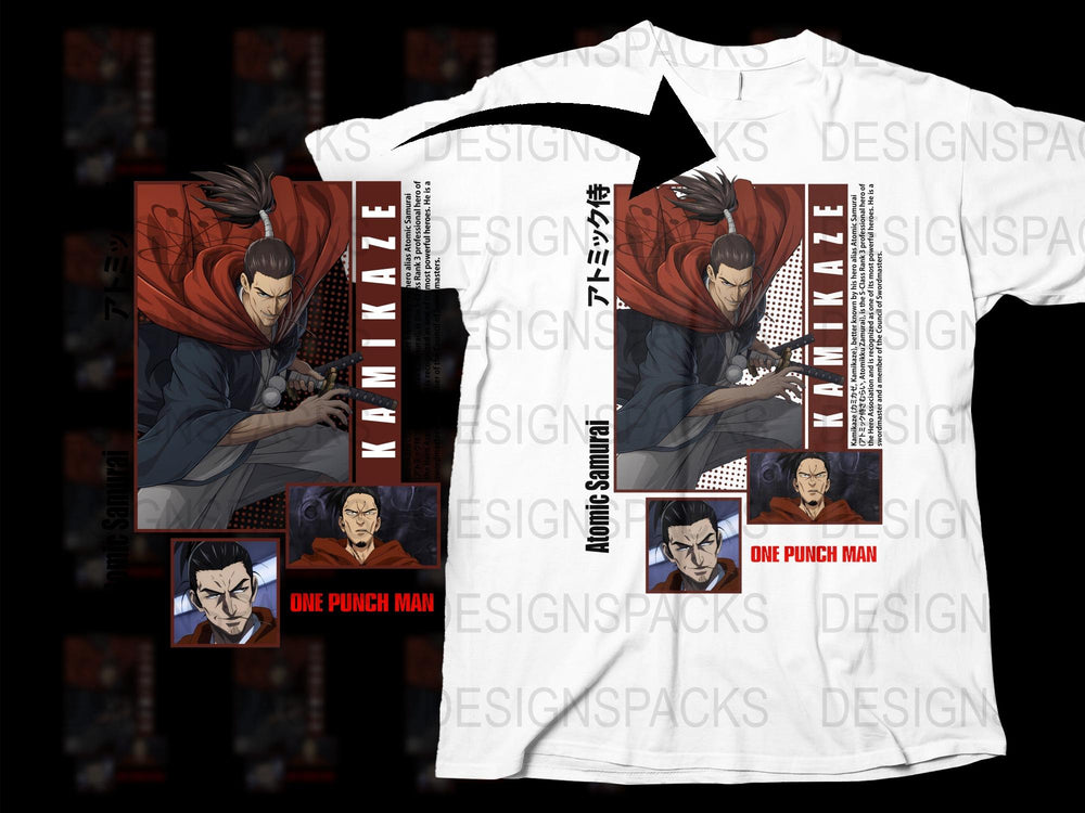 Anime Inspired T-Shirt, One Punch Man Saitama Graphic Tee, Manga Design, Men's Fashion, Casual Streetwear, Unique Gift Idea