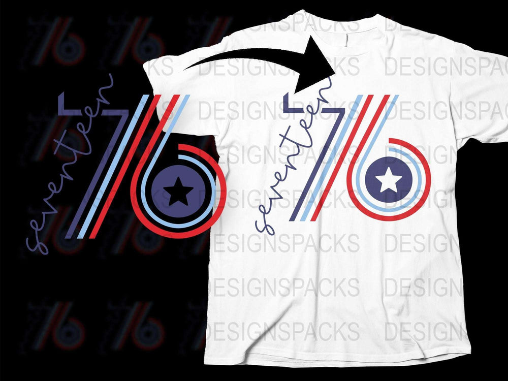 Retro Stripe Star Design T-Shirt, Vintage Inspired Casual Tee, Unisex Fashion Top