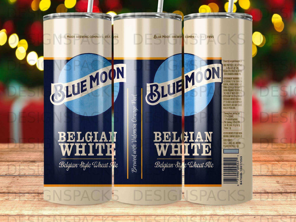 Blue Moon Belgian White Belgian-Style Wheat Ale can.