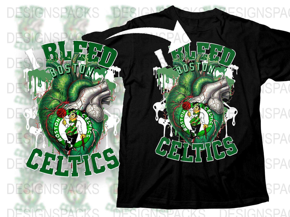 Boston Basketball Heart Graphic T-Shirt, Celtics Fan Apparel, Sports Team Love Tee, Unique Fan Gift Idea