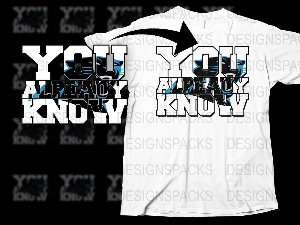 You Already Know Graphic T-Shirt, Bold Text Design, Modern Streetwear, Casual Unisex Apparel