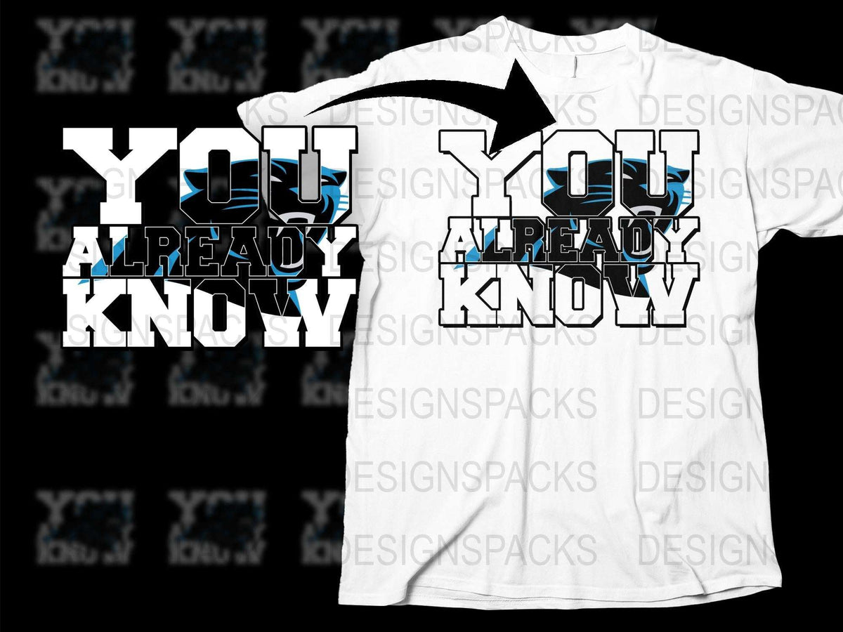 You Already Know Graphic T-Shirt, Bold Text Design, Modern Streetwear, Casual Unisex Apparel