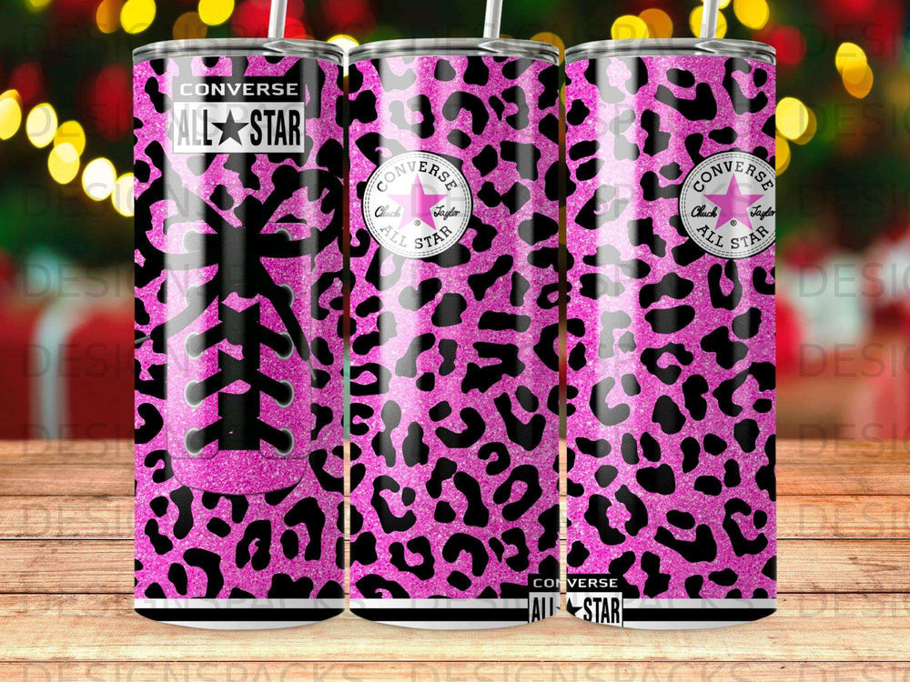 CONVERSE ALL STAR Pink Glitter Leopard Tumbler product type