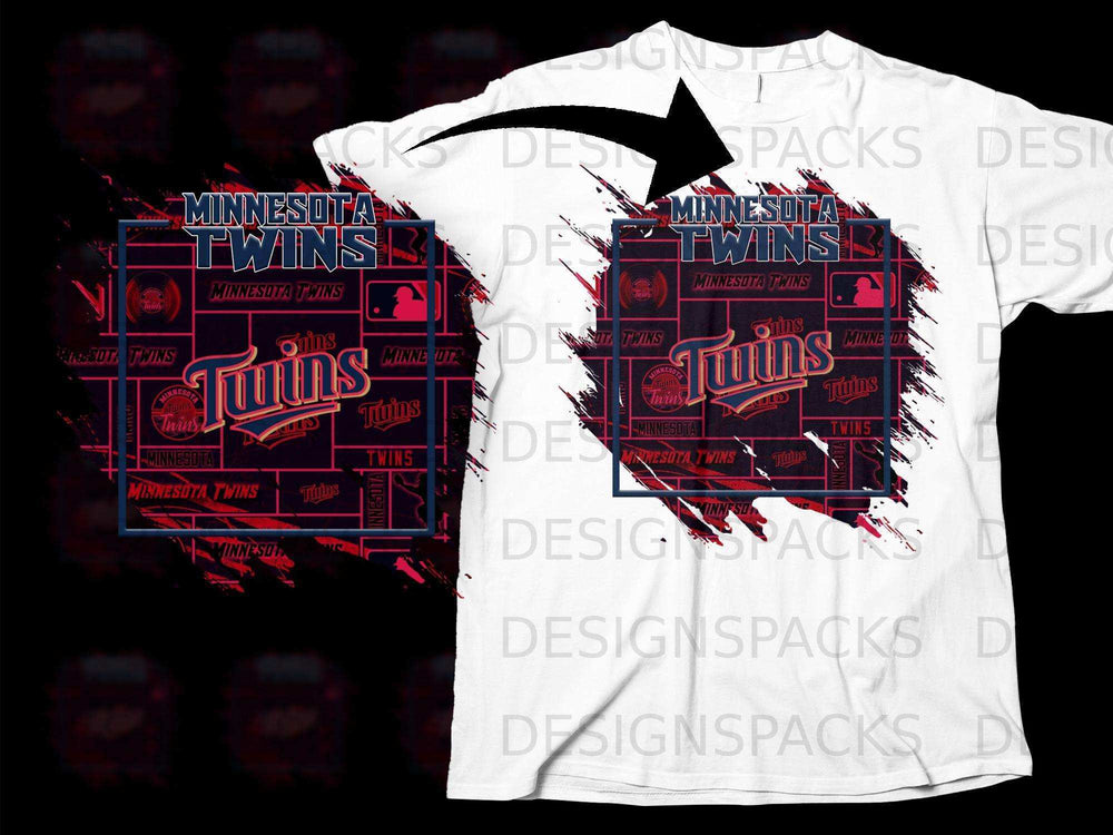 Minnesota Twins Graphic Design T-Shirt Product