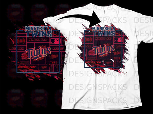 Minnesota Twins Graphic Design T-Shirt Product