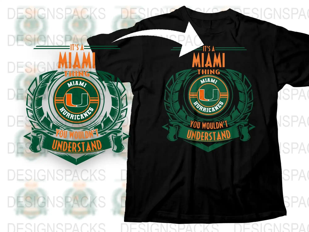 Miami Thing T-Shirt, Urban Style Graphic Tee, Unisex Black Shirt, Unique Miami Apparel