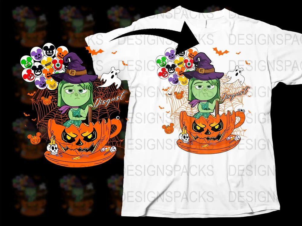 Halloween Witch T-Shirt, Spooky Pumpkin Graphic Tee, Fun Witch Costume Shirt, Unisex Fall Festival Apparel