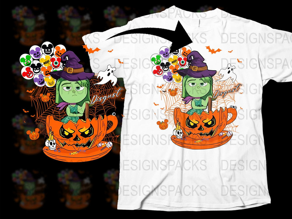 Halloween Witch T-Shirt, Spooky Pumpkin Graphic Tee, Fun Witch Costume Shirt, Unisex Fall Festival Apparel