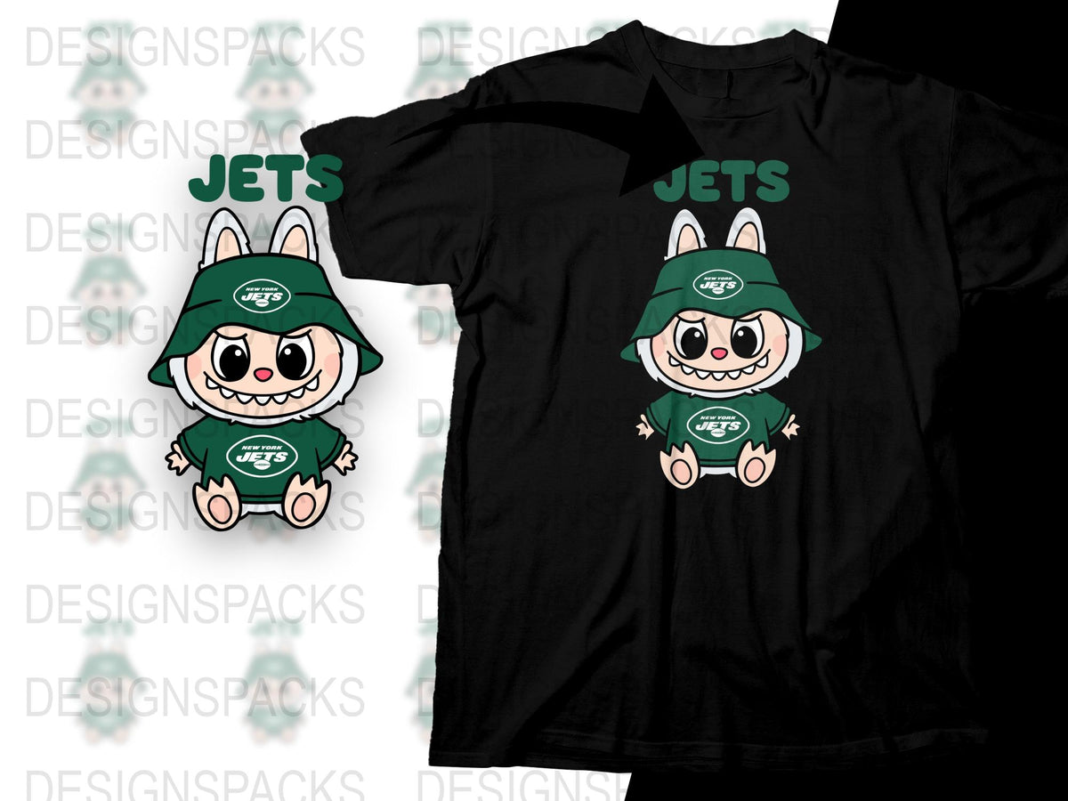 Jets Cute Character Illustration Graphic Design Png Digital Download