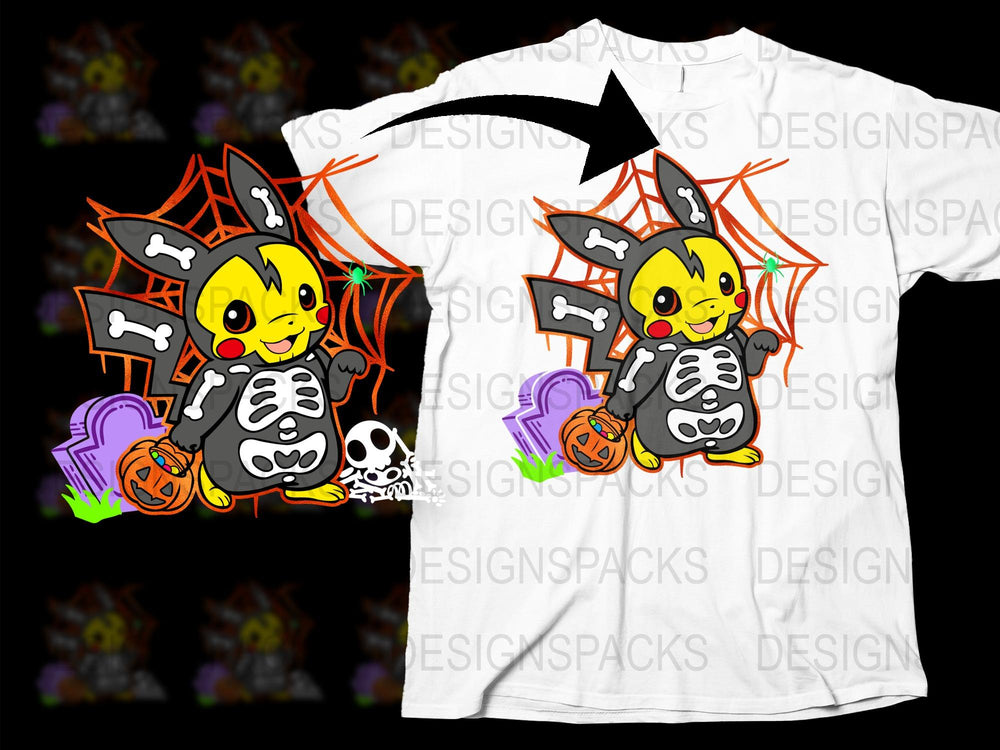 Cute Halloween Bee T-Shirt, Kids Spooky Costume Tee, Cartoon Bee Graphic, Festive Fall Clothing, Unisex Youth Shirt