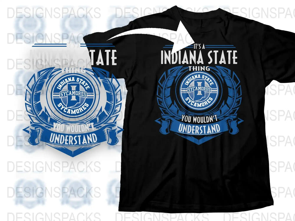 Indiana State University Sycamores T-Shirt, Alumni Fan Gear, Sports Tee, Proud Sycamore Graphic Design, Comfortable Casual Top, Collegiate