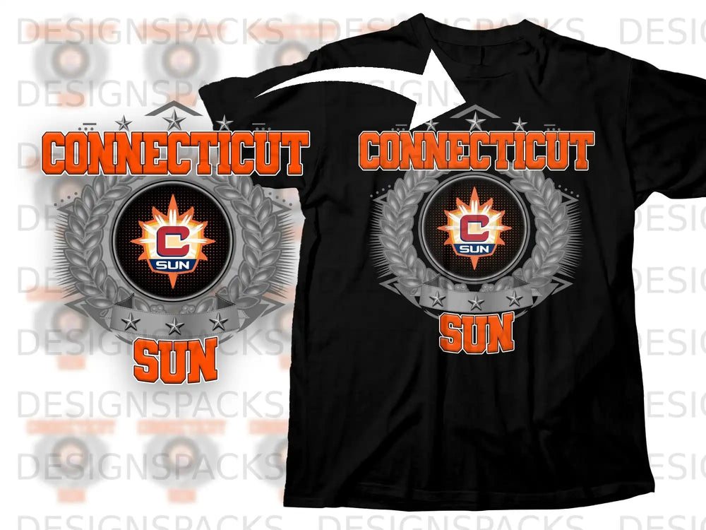 Connecticut Sun Basketball Team T-Shirt