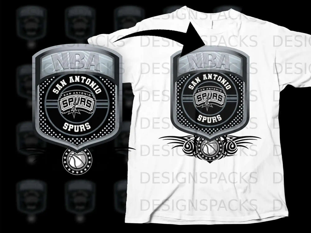 San Antonio Spurs NBA Team Logo T-Shirt Product