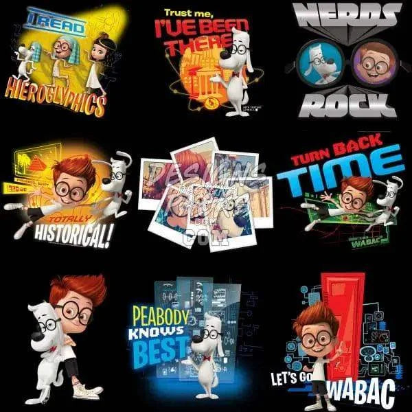 9 Cartoon Designs Bundle PNG