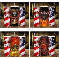 Load image into Gallery viewer, 9 Firefighter Tumbler Wrap Bundle Jpg
