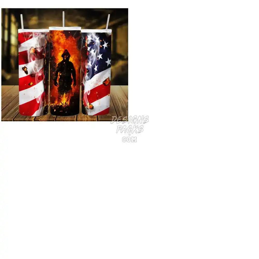 9 Firefighter Tumbler Wrap Bundle Jpg
