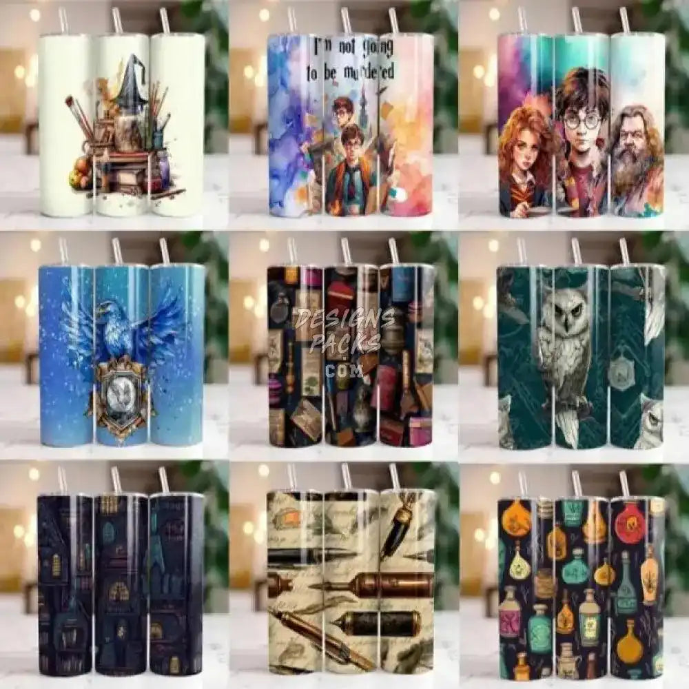 90 Harry Movie Tumbler Wrap Bundle Png