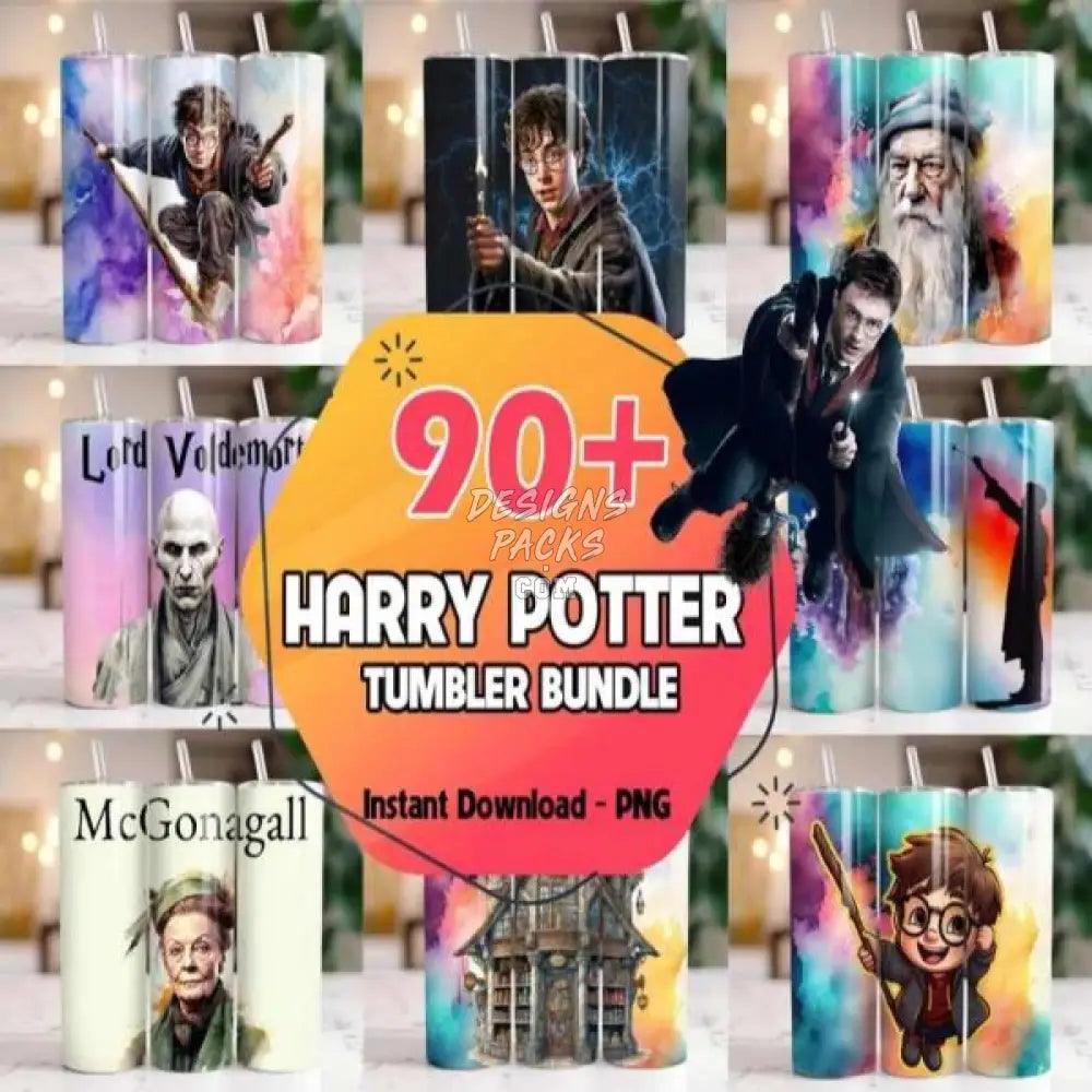 90 Harry Movie Tumbler Wrap Bundle Png