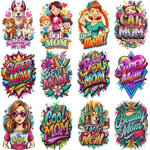 90 Mother's Day Mom Designs Bundle PNG