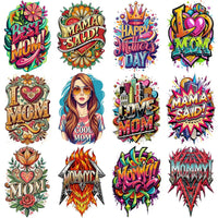 Load image into Gallery viewer, 90 Mother's Day Mom Designs Bundle PNG
