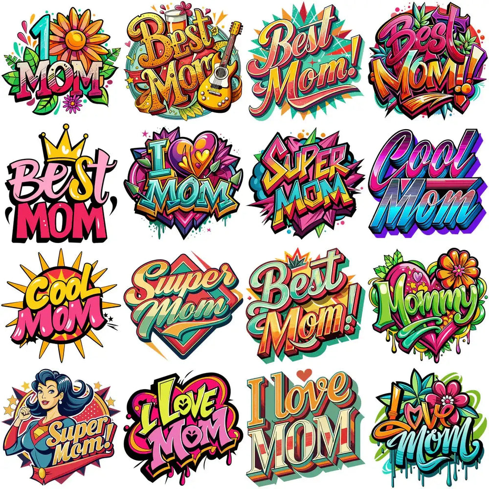 90 Mother's Day Mom Designs Bundle PNG
