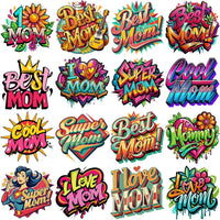Load image into Gallery viewer, 90 Mother's Day Mom Designs Bundle PNG
