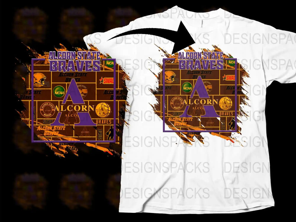 Alcorn State University Braves T-Shirt, Vintage NCAA Graphic Tee, College Sports Apparel, Unisex Fashion Shirt