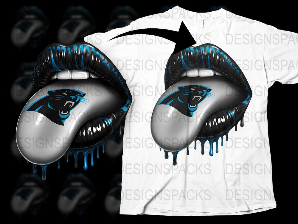 Unique Panther Lip Drip Design T-Shirt, Graphic Tees, Cool Streetwear, Urban Fashion Shirt