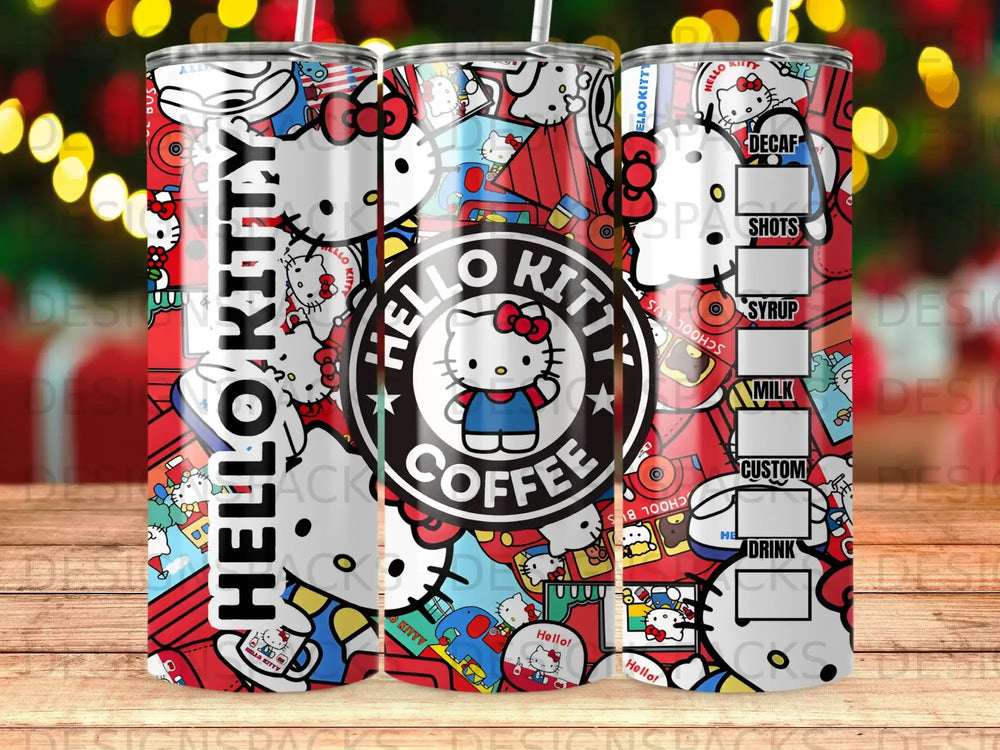 Hello Kitty Coffee Decaf Shots Syrup Milk Custom Drink product type