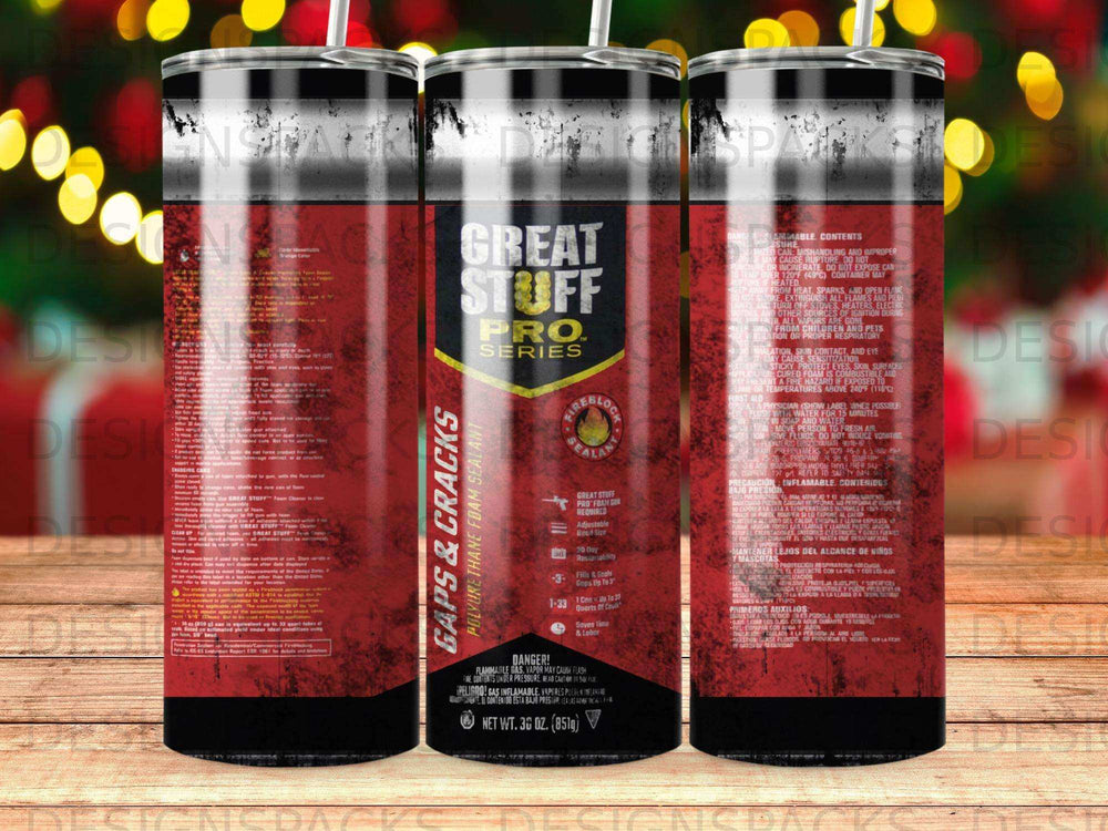 Great Stuff Pro Series Gaps & Cracks polyurethane foam sealant can.