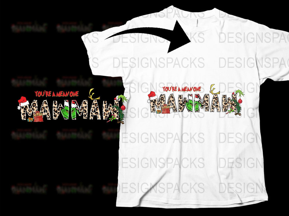 Funny Christmas T-Shirt with Cute Elves and Reindeer Holiday Graphic Tee for Men and Women