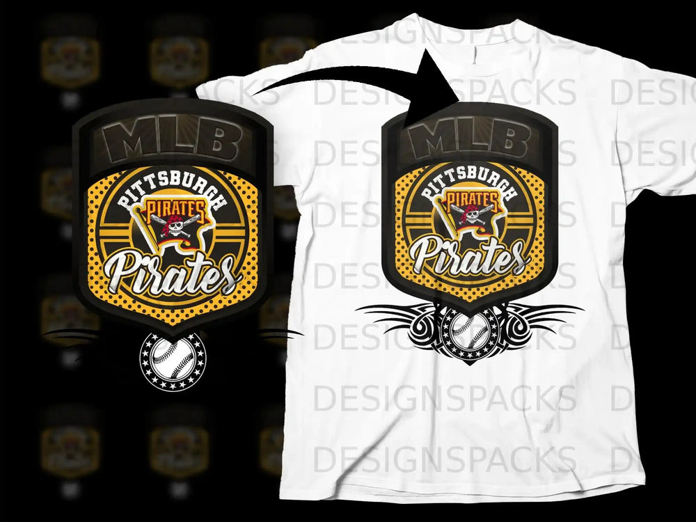 Pittsburgh Pirates MLB Logo Graphic T-Shirt